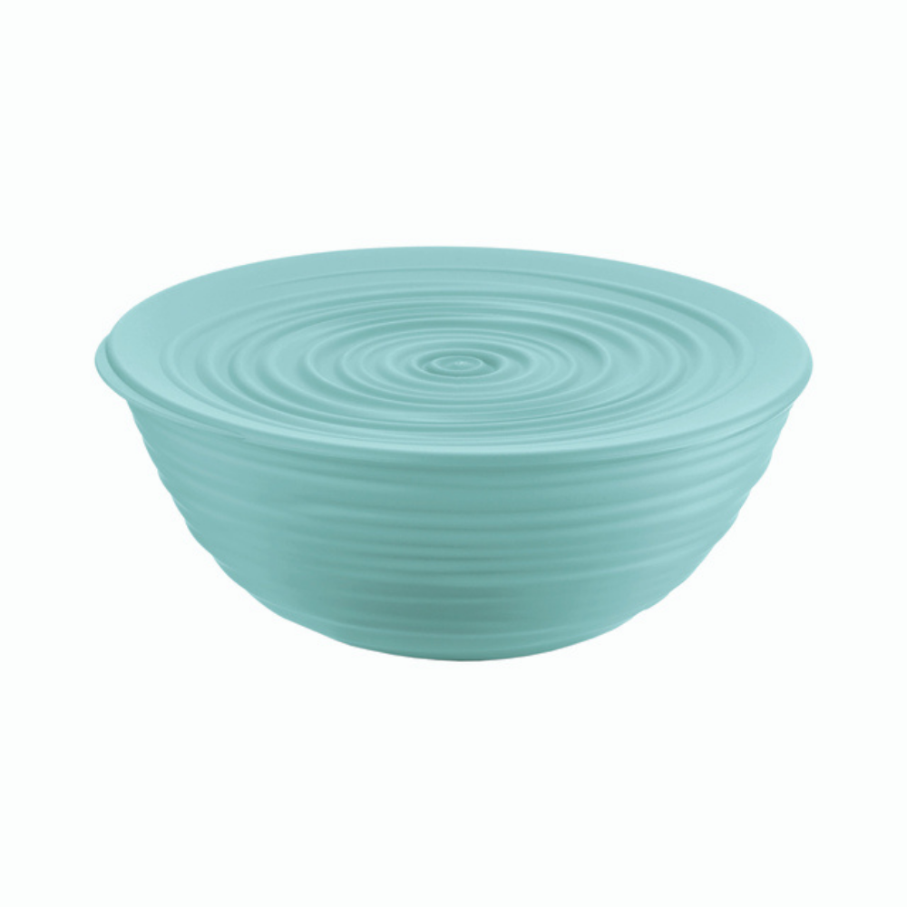 Guzzini Earth Bowl with Lid Large Sage Green open | Merchants Homewares