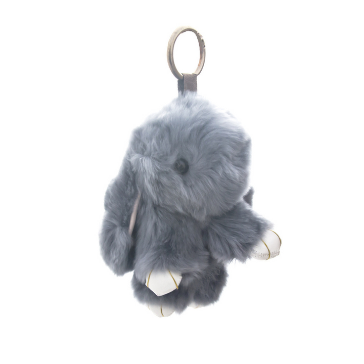 Huckleberry Bunny Bag Charm Grey | Merchants Homewares