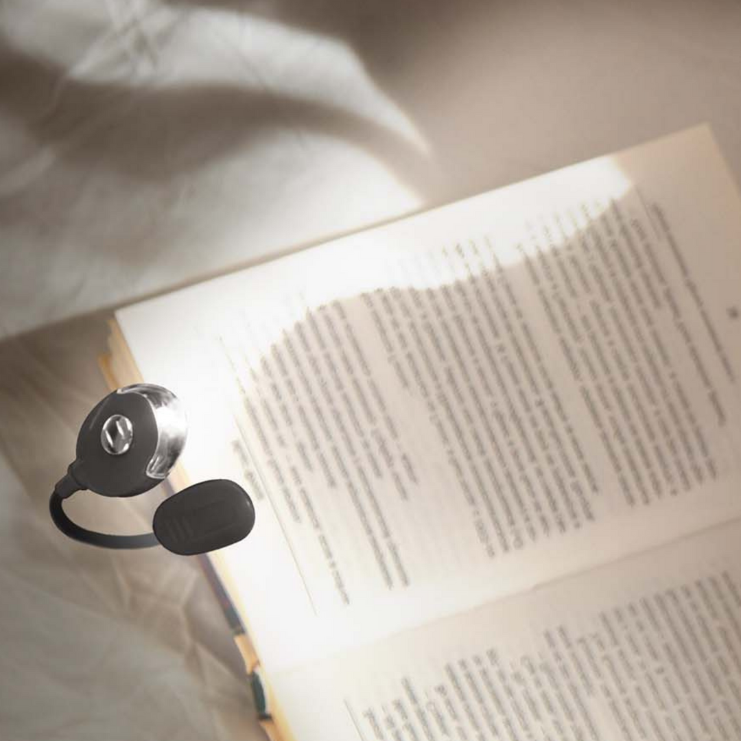 IS Albi Clip-On LED Booklight Lifestyle | Merchants Homewares