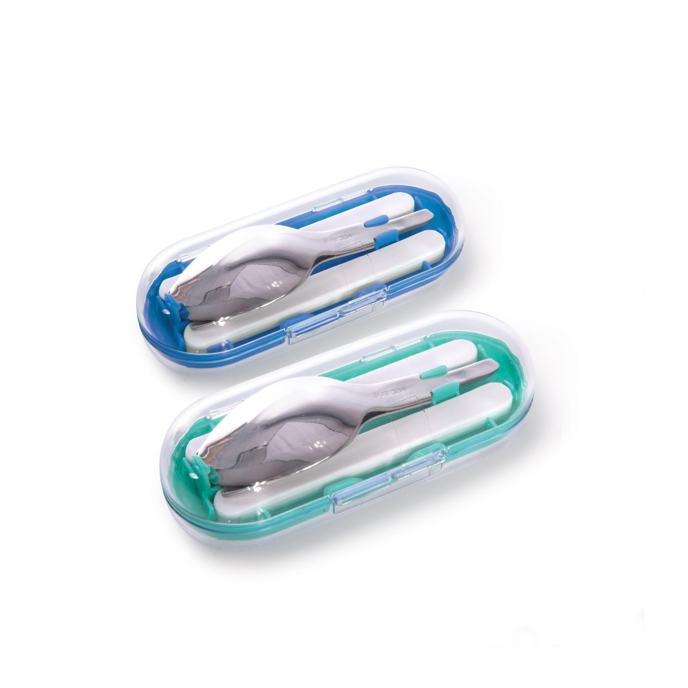 IS Albi For The Earth Collapsible Cutlery Set Colours | Merchants Homewares