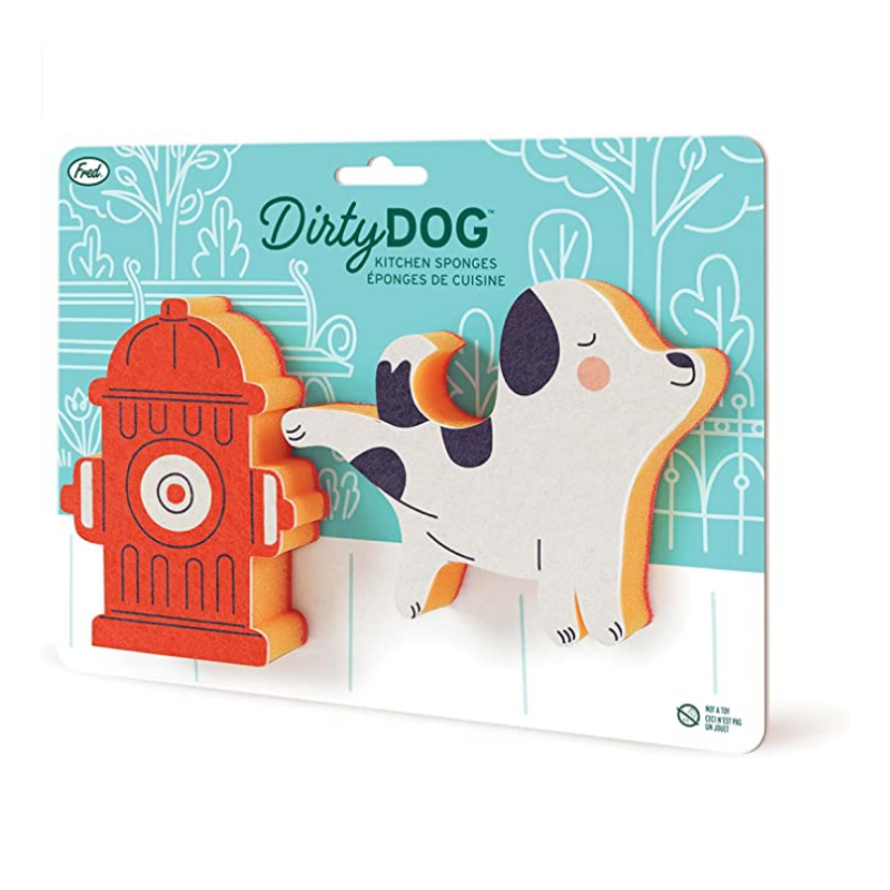 IS Albi Fred Dirty Dog Sponge Set of 2 | Merchants Homewares