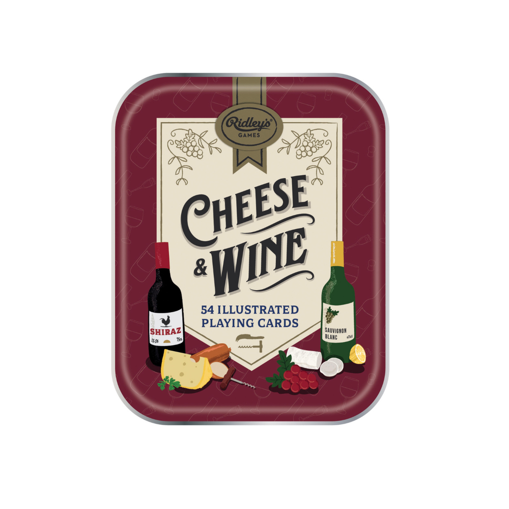 IS Albi Ridley's Games Cheese & Wine Playing Cards | Merchants Homewares