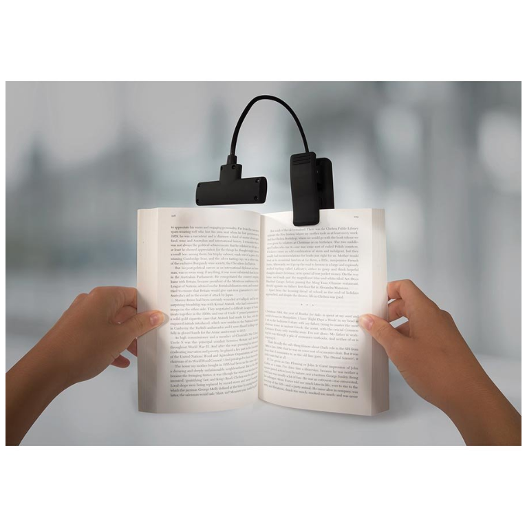 IS GIFT Large Clip-On Book Light Merchant Homewares