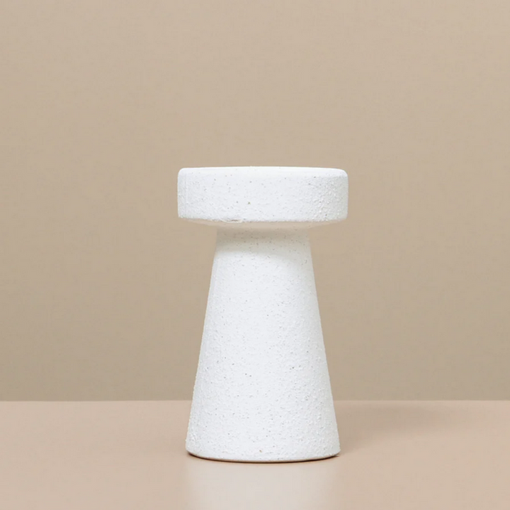 Indigo Love Bonnie Candlestand Tall White | Merchants Homewares