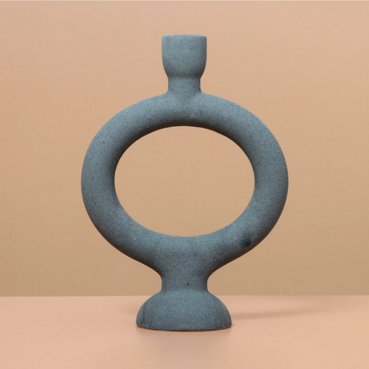 Indigo Love Thea Candlestand Large Charcoal | Merchants Homewares