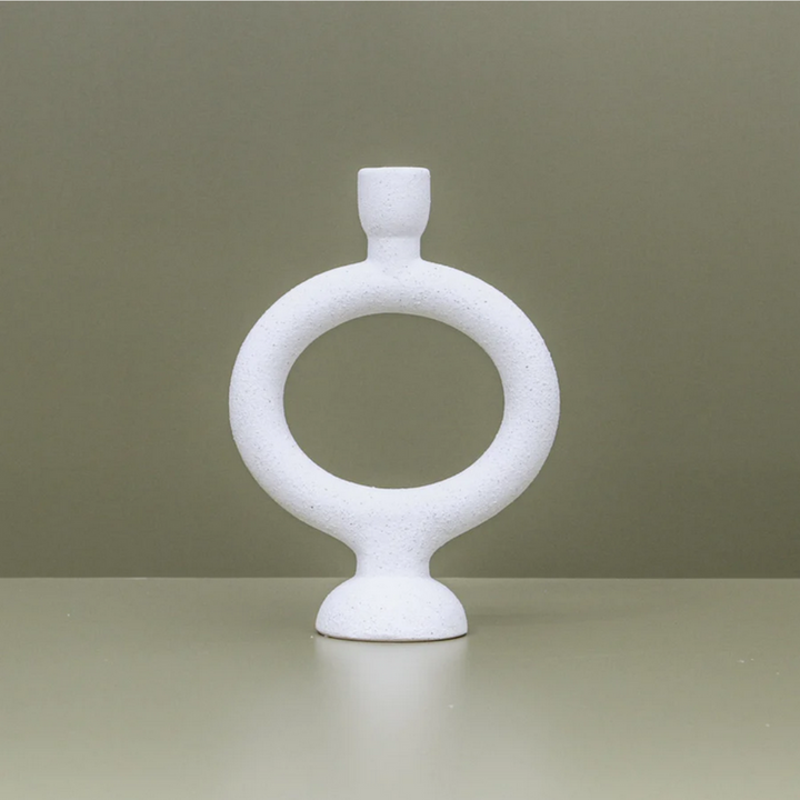 Indigo Love Thea Candlestand Large White | Merchants Homewares