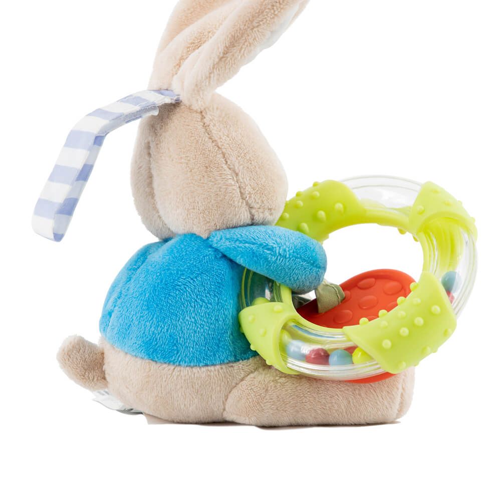 Jasnor Peter Rabbit Teether Ring Rattle Lifestyle | Merchants Homewares