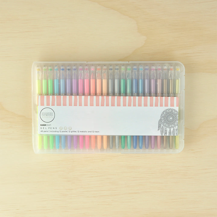 Kaiser Craft Gel Pens 48 Pack | Merchants Homewares