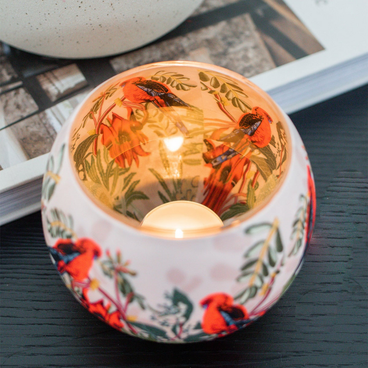Koh Living Tea Light Candle Holder Desert Pea lifestyle | Merchants Homewares