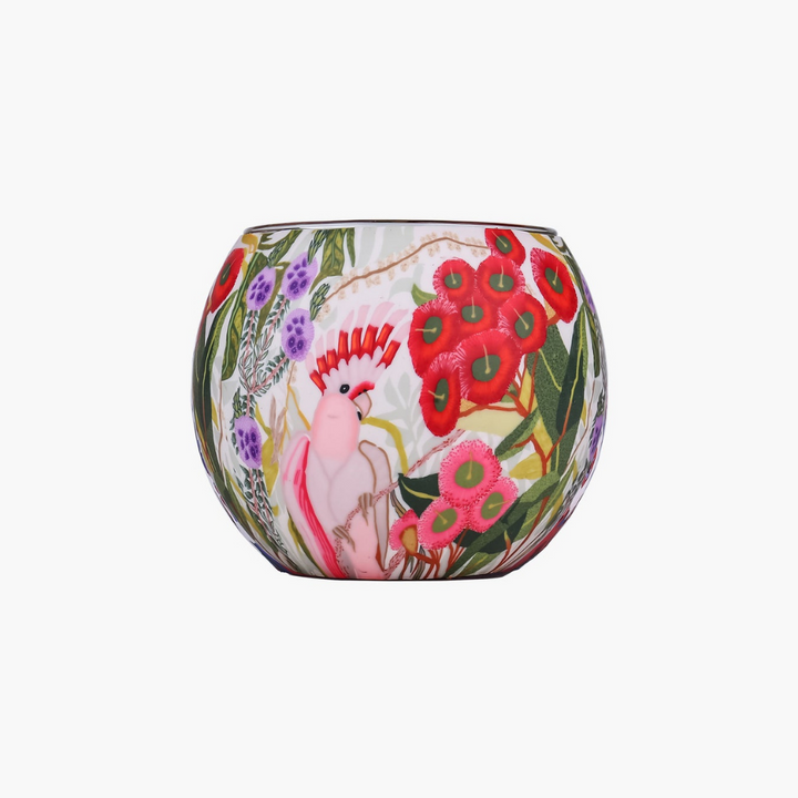 Koh Living Tea Light Candle Holder Flowering Gum open | Merchants Homewares