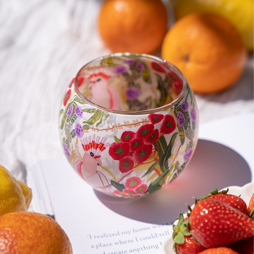 Koh Living Tea Light Candle Holder Flowering Gum lifestyle | Merchants Homewares