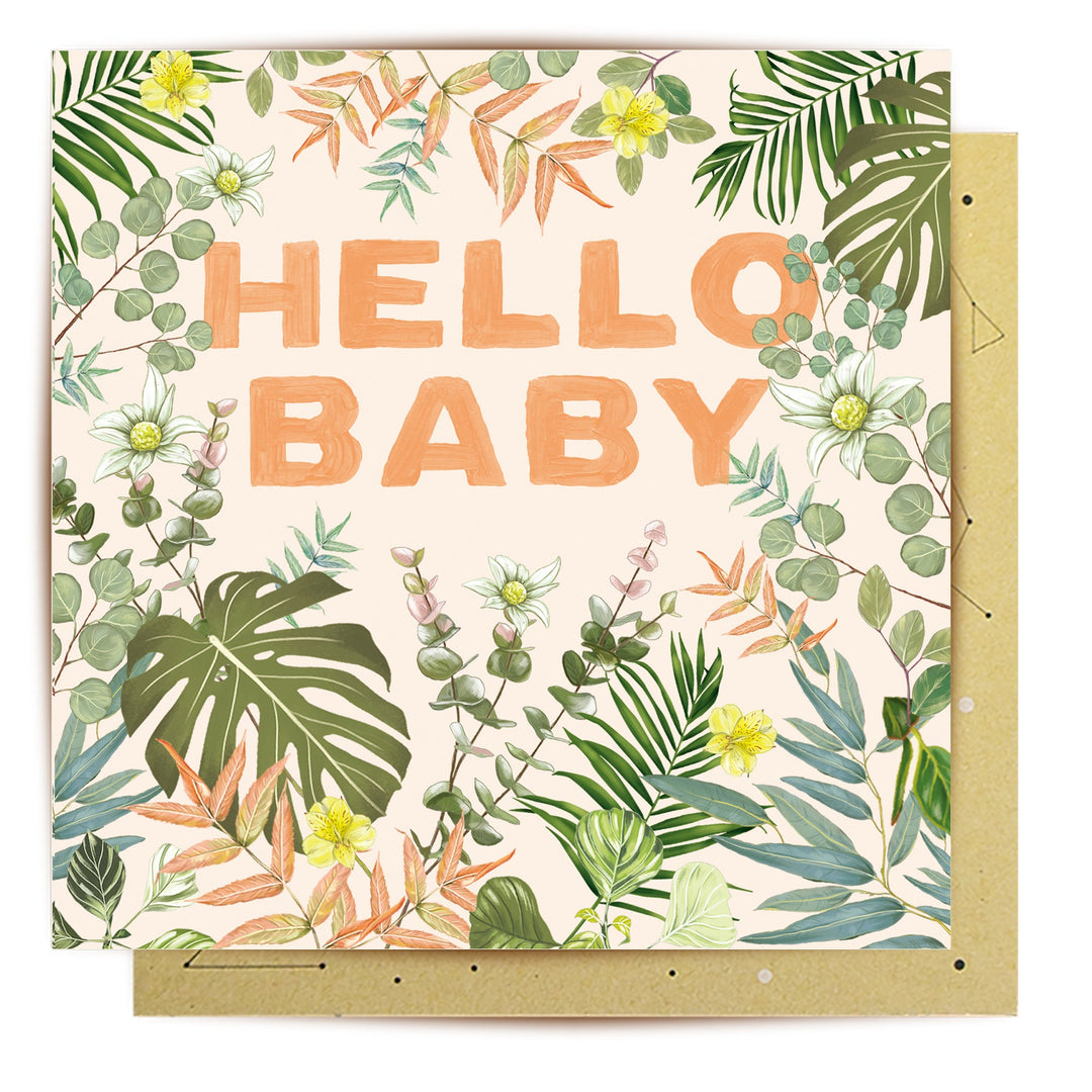 La La Land Hello Baby Mini Card | Merchant Homewares