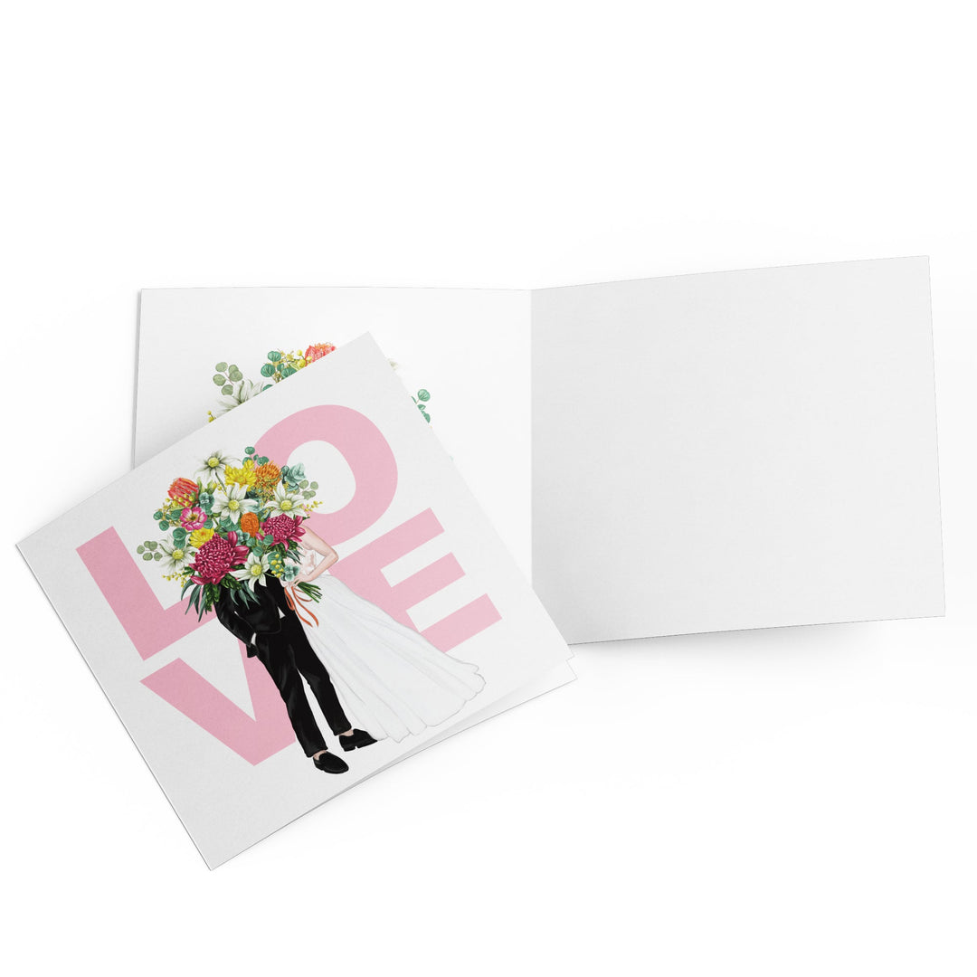 La La Land Wedding Love Mini Card Open | Merchant Homewares