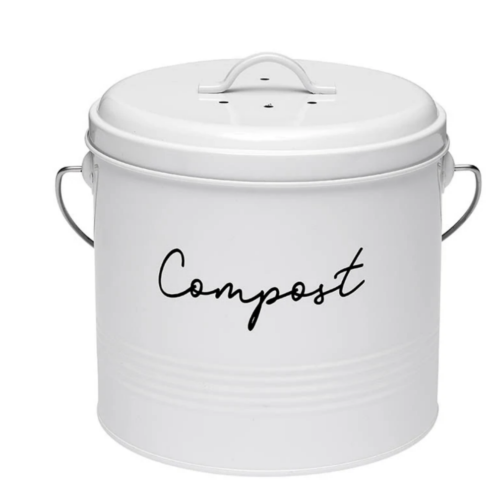 Ladelle Eco Compost Bin White | Merchants Homewares