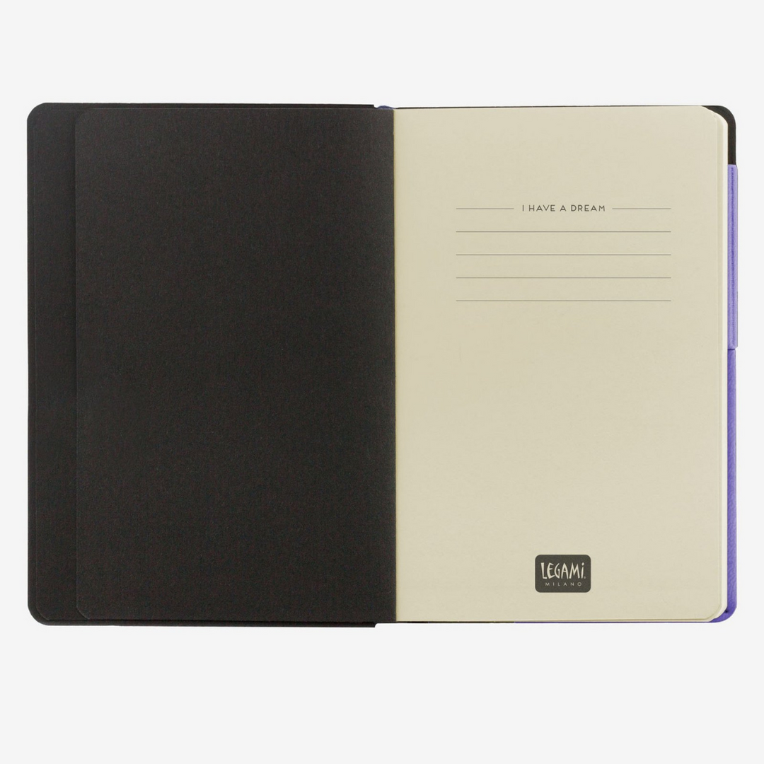 Legami My Notebook Medium Lined Lilac Open | Merchants Homewares