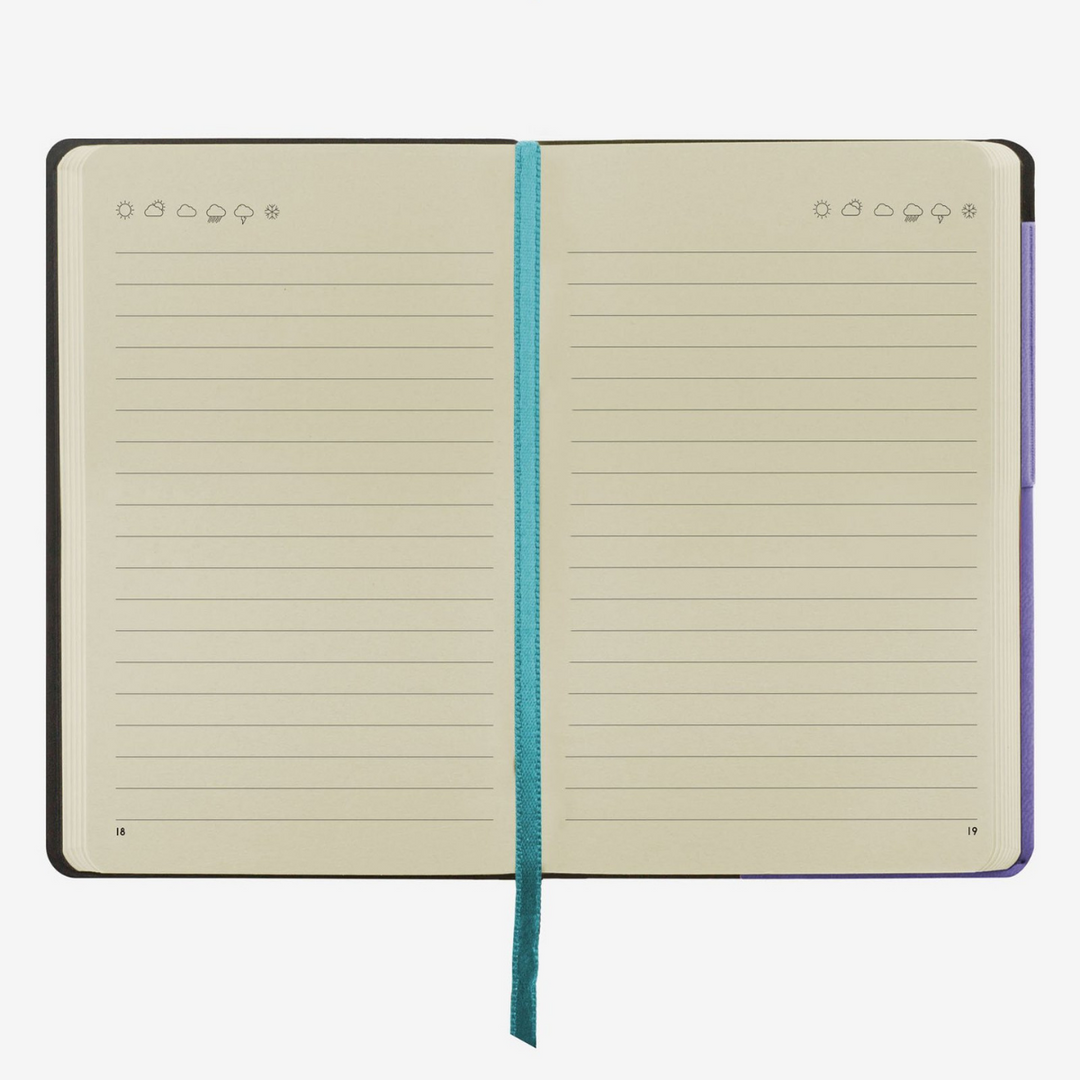 Legami My Notebook Medium Lined Lilac Open | Merchants Homewares