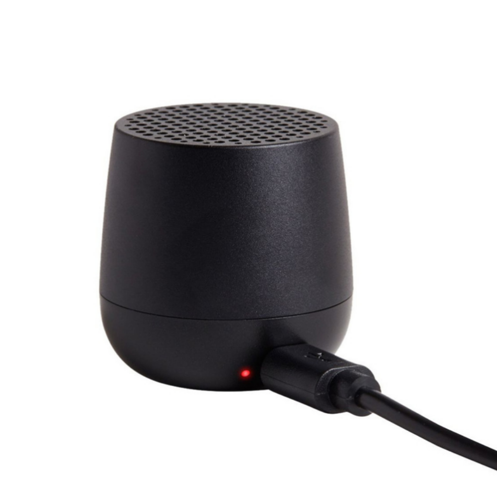 Lexon MINO Bluetooth Speaker Black Charging | Merchants Homewares