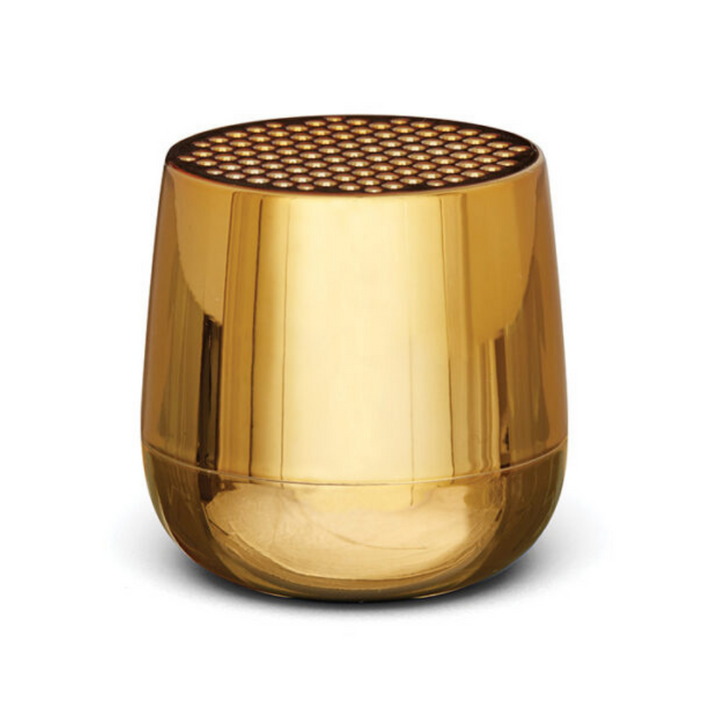 Lexon MINO Bluetooth Speaker Chrome Gold | Merchants Homewares