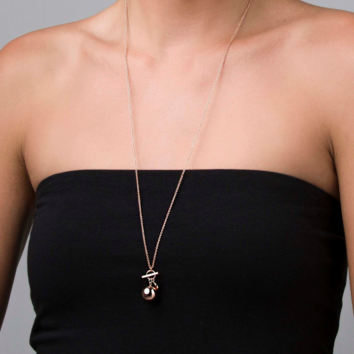 Liberte Cleo Necklace Rose Gold Lifestyle | Merchant Homewares