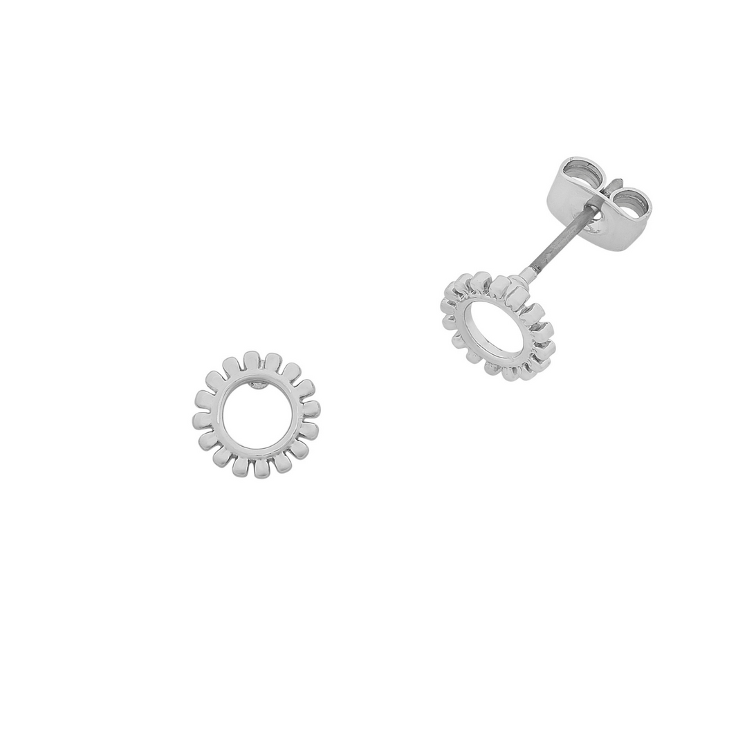 Liberte Petite Daisy Silver Earrings | Merchants Homewares