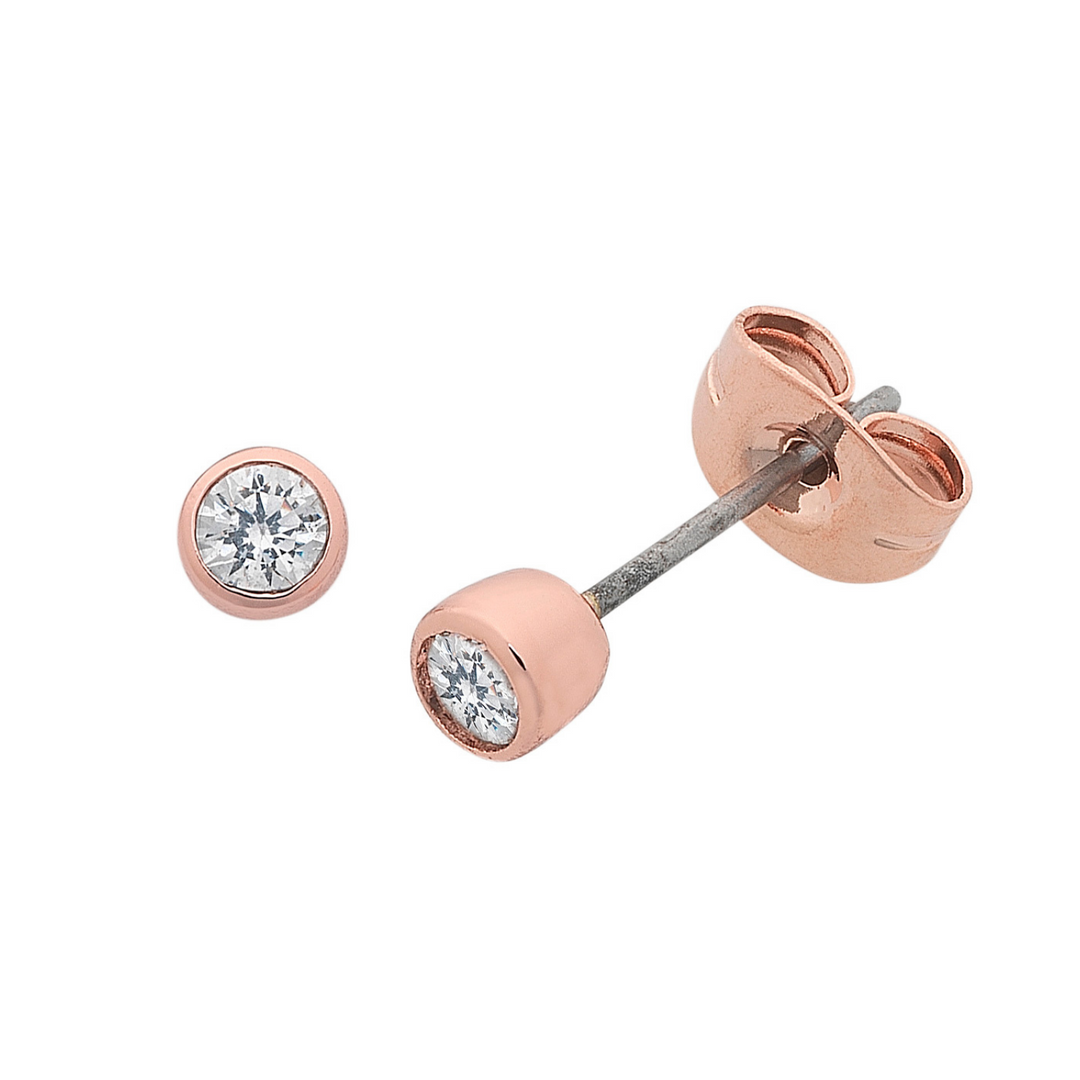Liberte Petite Minnie Rose Gold Earrings | Merchants Homewares