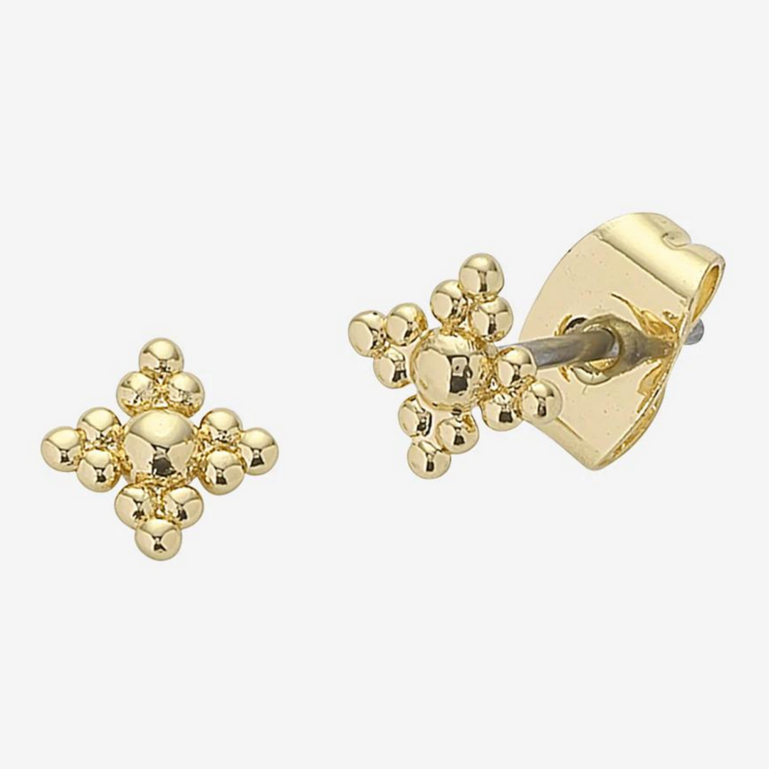 Liberté | Petite Una Rose Gold Earrings | Merchant Homewares