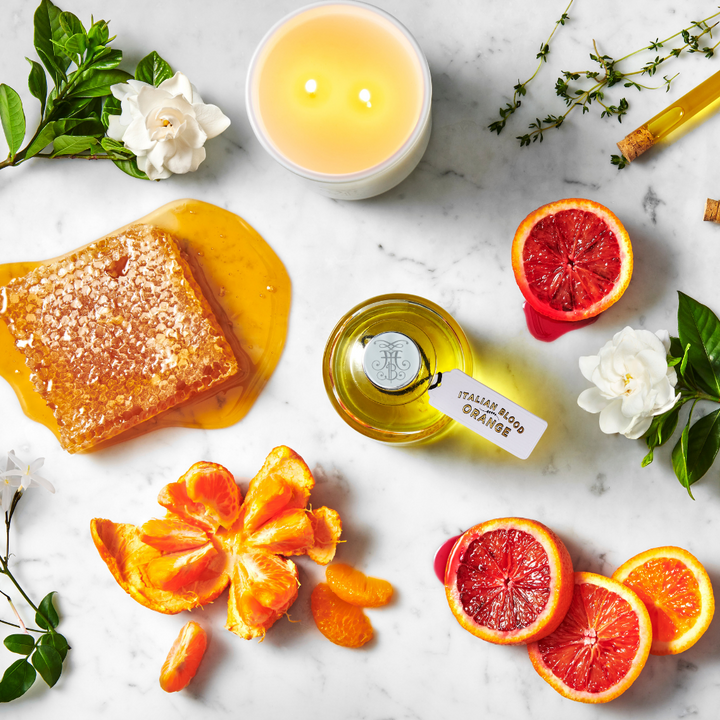 Maine Beach Ligurian Honey Italian Blood Orange Body & Room Fragrance 100ml lifestyle | Merchants Homewares