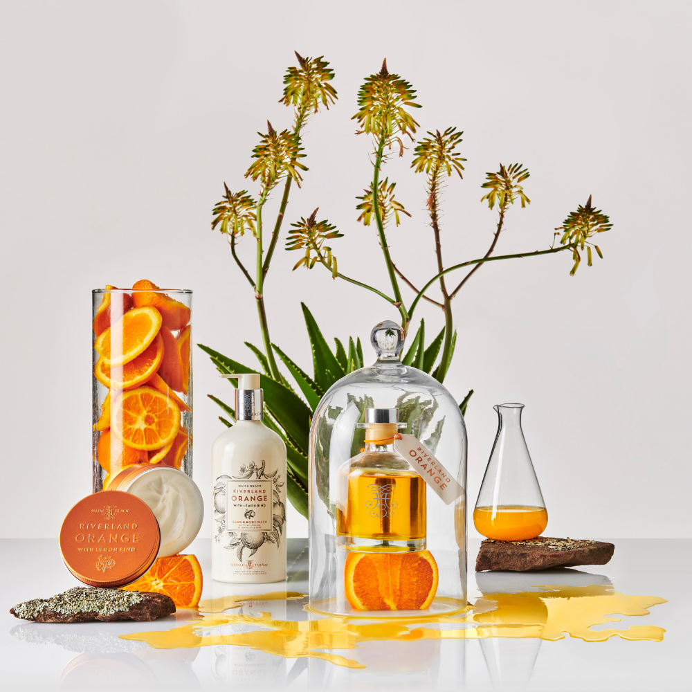 Maine Beach Riverland Orange with lemon rind Luxe Body Mousse 150ml lifestyle | Merchants Homewares