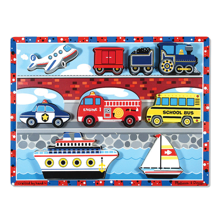 Melissa & Doug Chunky Vehicle Puzzle | Merchants Homewares 