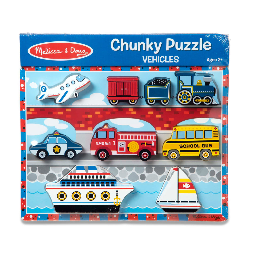 Melissa & Doug Chunky Vehicle Puzzle | Merchants Homewares 