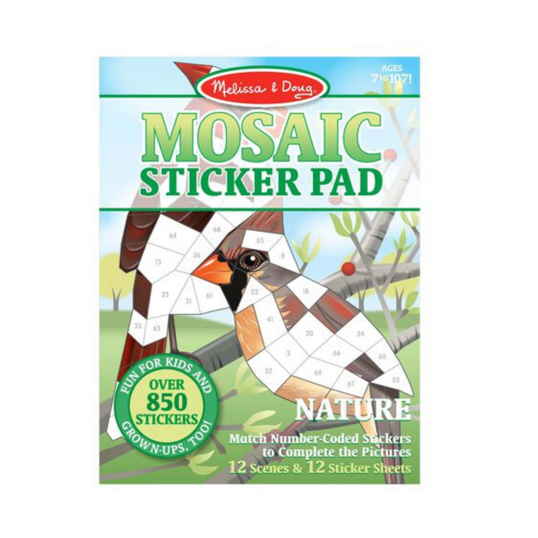 Melissa & Doug Mosaic Sticker Pad Nature | Merchants Homewares 