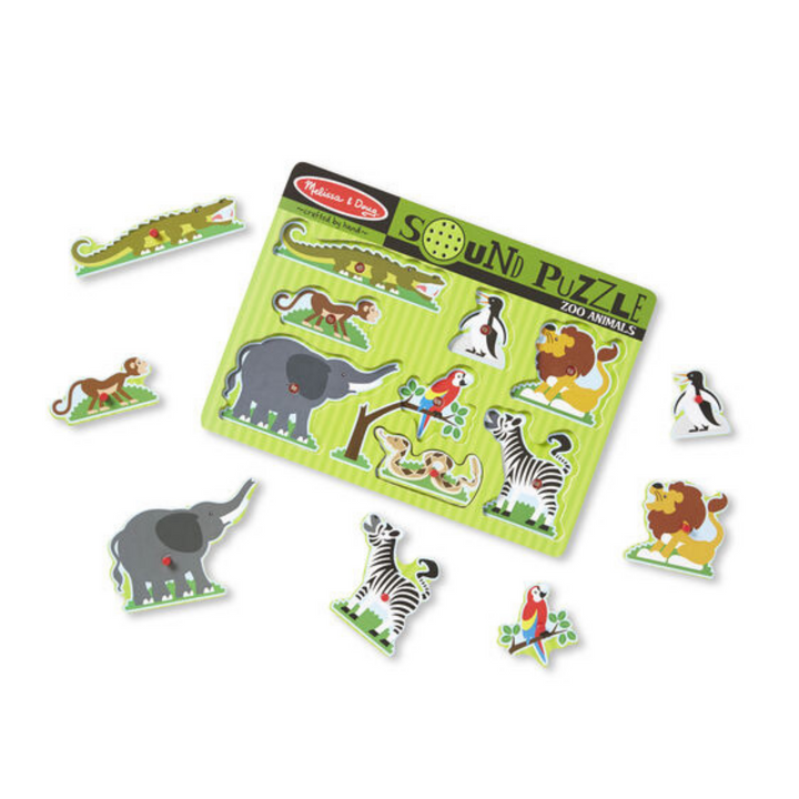 Melissa & Doug | Sound Puzzles | Zoo Animals | Merchant Homewares