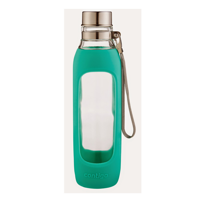 Merchant Homewares Contigo Purity Glass Water Bottle Jade 591ml
