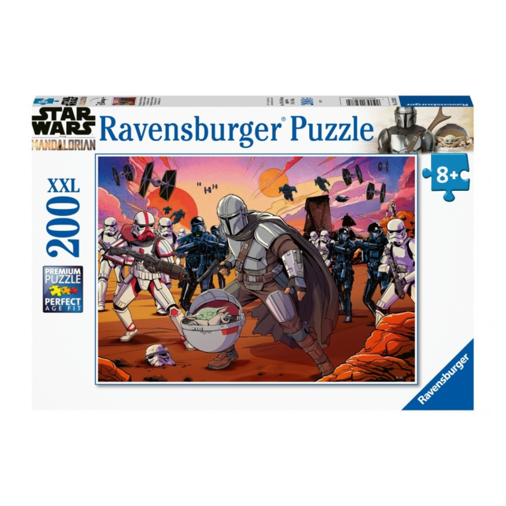 Modern Brands Ravensburger Star Wars The Mandalorian Face Off Puzzle 200pc | Merchants Homewares