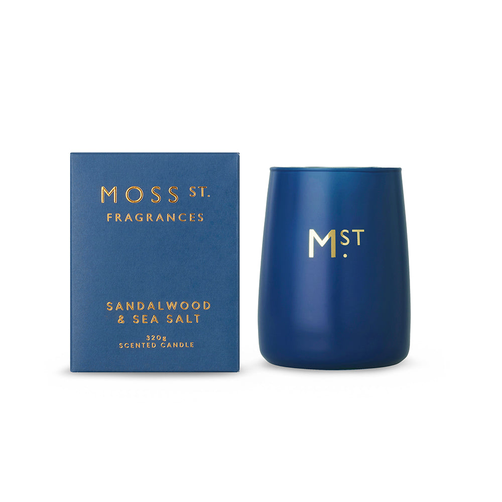 Moss St Sandalwood & Sea Salt Candle 320g | Merchants Homewares