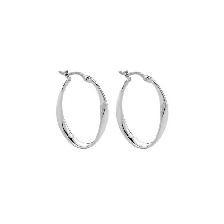 Najo Cinta Hoops SIlver | Merchant Homewares