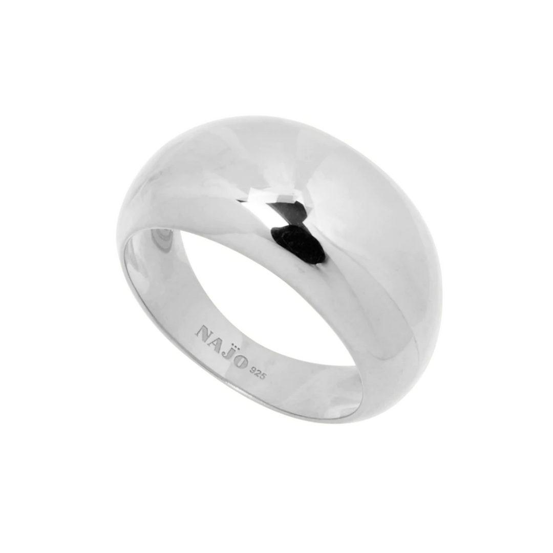 Silver domed ring by Najo Silver domed ring by Najo