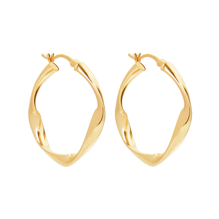 Najo | Garden of Eden Yellow Gold Hoop Earring