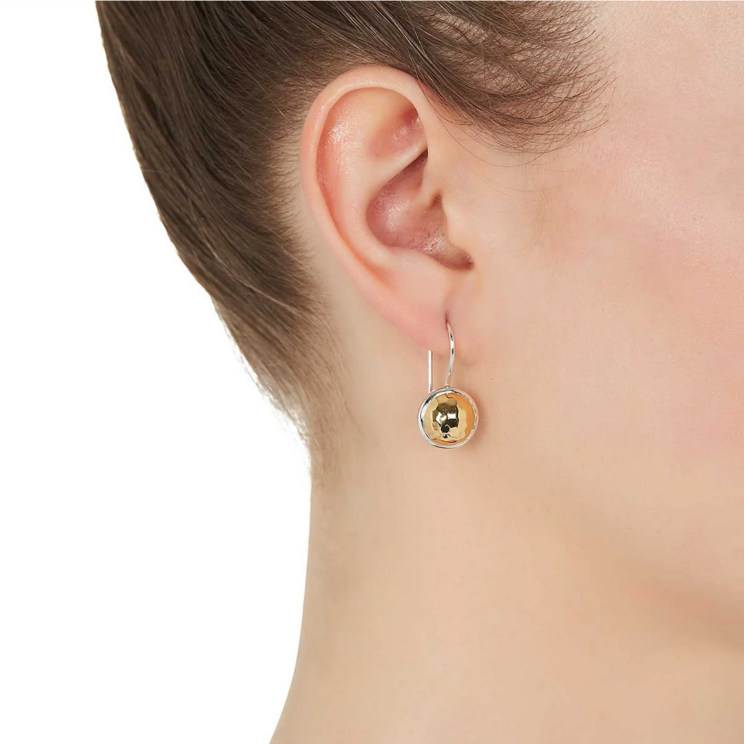 Najo Golden Glow Earrings  Beaten Merchant Homewares 