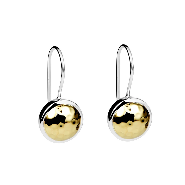 Najo Golden Glow Earrings  Beaten Merchant Homewares 