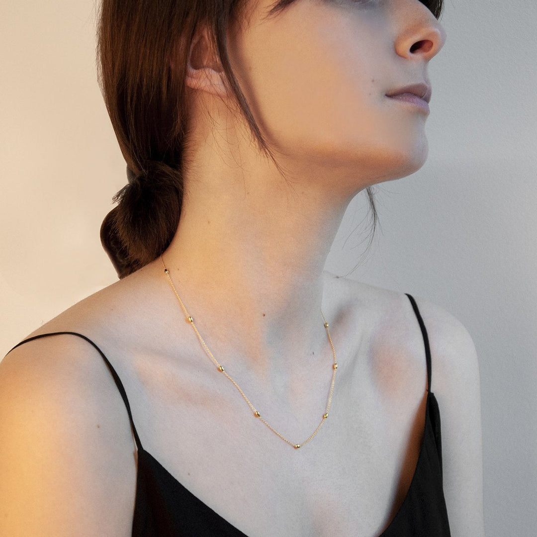 Najo Like a Breeze Necklace Gold lifestyle | Merchants Homewares 