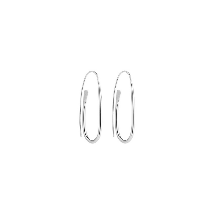 Najo Paper Clip Earrings Silver | Merchant Homewares