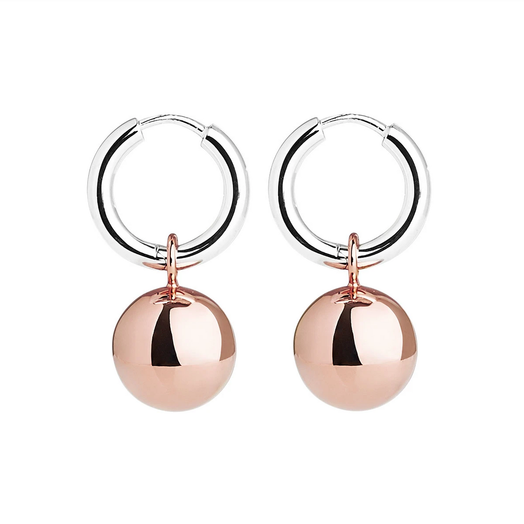 Najo Shayla Earrings Rose Gold | Merchant Homewares 