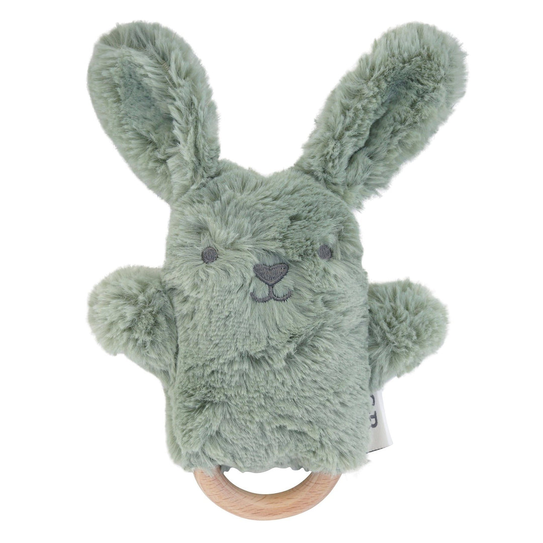 O.B. Designs Soft Rattle Toy Beau Bunny | Merchants Homewares