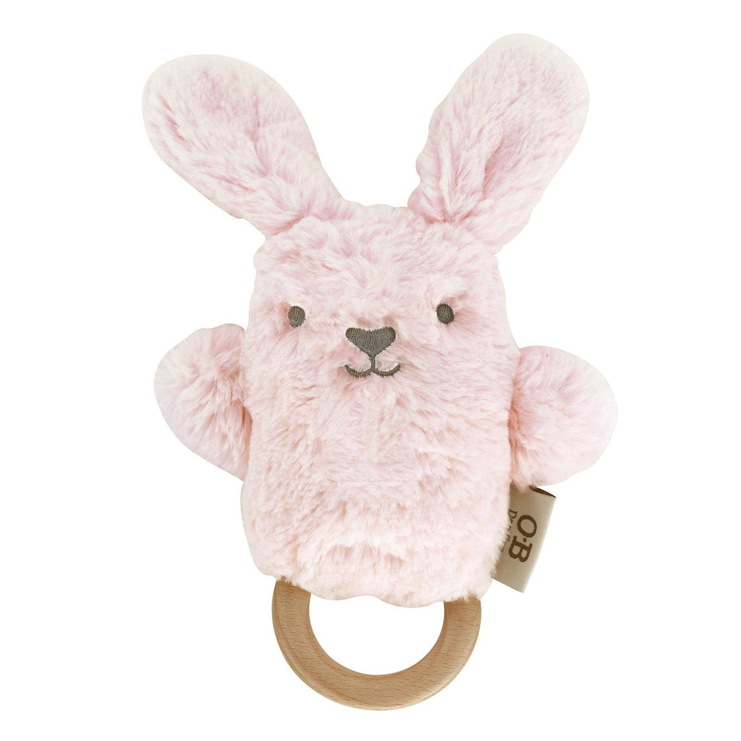 O.B. Designs Soft Rattle Toy Betsy Bunny | Merchants Homewares
