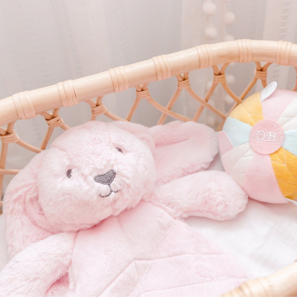 O.B. Designs Baby Comforter Betsy Bunny Lifestyle | Merchants Homewares