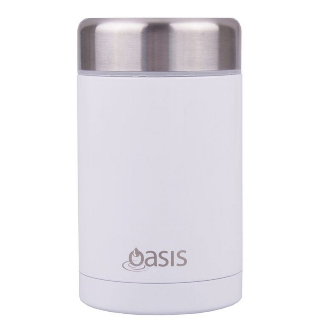 Oasis | Stainless Steel Food Flask | White | Merchant Homewares