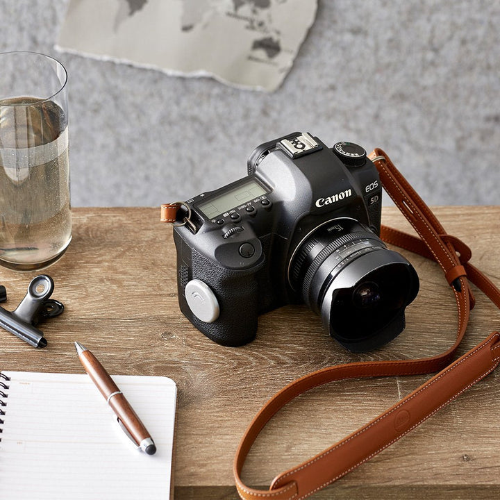 Orbit Stick On Finder Silver Attached to A Camera | Merchants Homewares