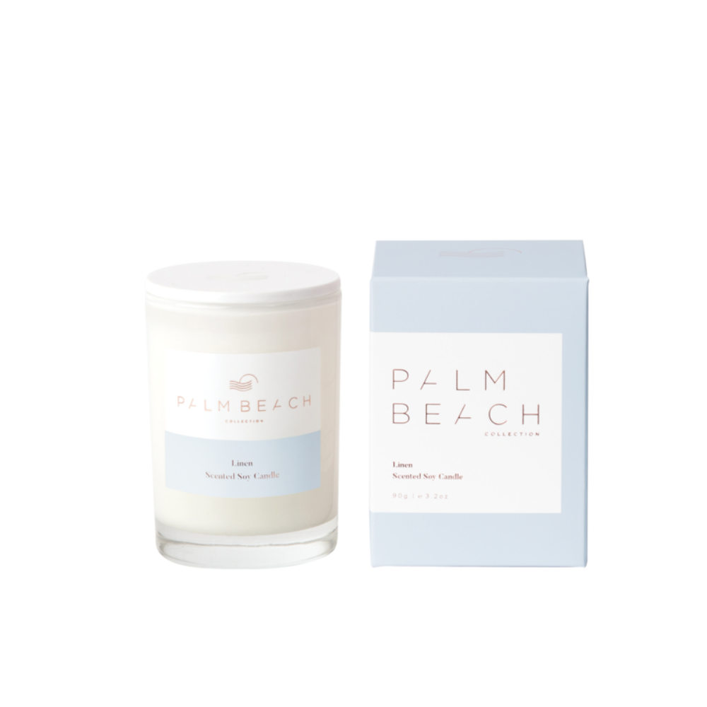 Palm Beach Mini Candles Linen | Merchants Homewares