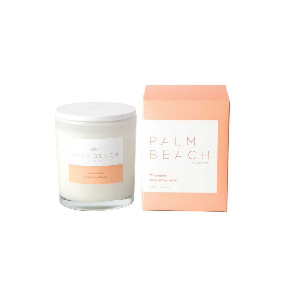 Palm Beach | Watermelon 420g Scented Soy Candle | Merchant Homewares